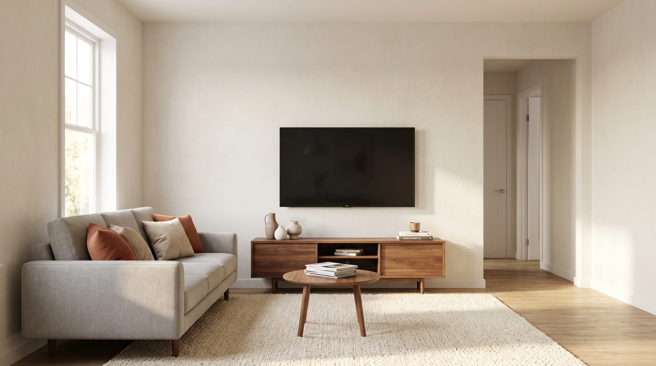 8 Furniture Layouts for a Small Living Room That Fit a Sofa, a TV and a Walkway 8 Furniture Layouts for a Small Living Room That Fit a Sofa, a TV and a Walkway